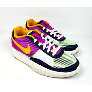 Nike JA 1 SE "Welcome To Camp" Youth Sz 5.5Y Womens Sz 7 Navy Purple Gold Shoes
